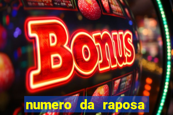 numero da raposa jogo do bicho